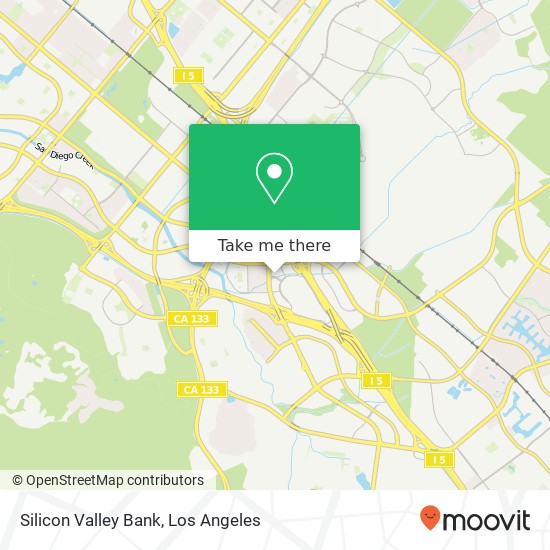 Silicon Valley Bank map