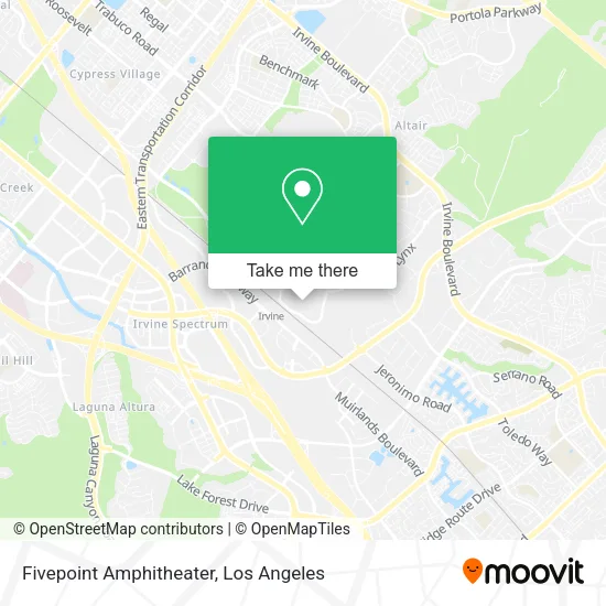 Fivepoint Amphitheater map