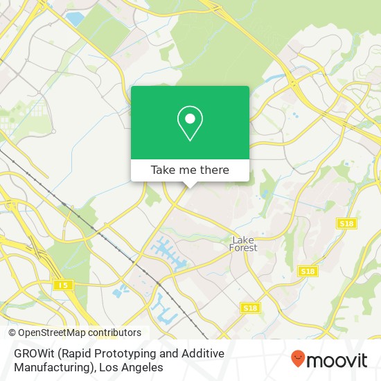 Mapa de GROWit (Rapid Prototyping and Additive Manufacturing)