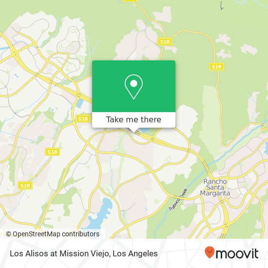 Los Alisos at Mission Viejo map
