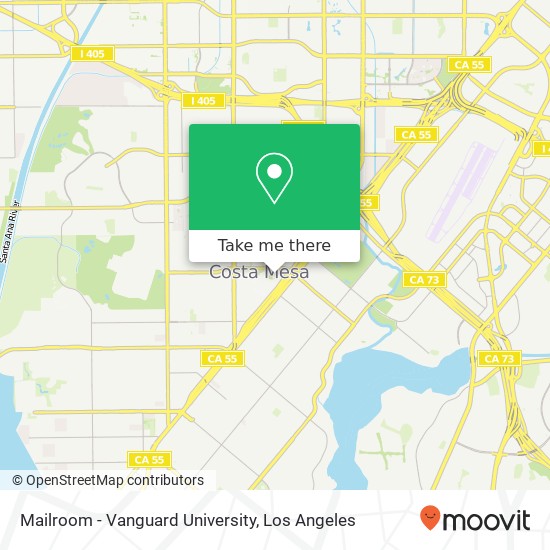 Mailroom - Vanguard University map
