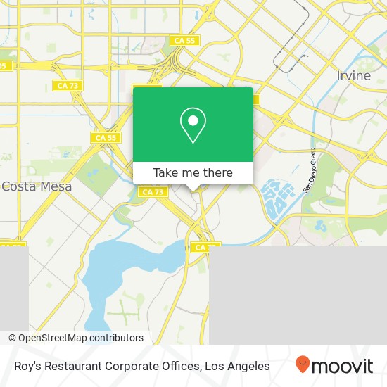 Roy's Restaurant Corporate Offices map