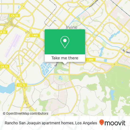 Mapa de Rancho San Joaquin apartment homes