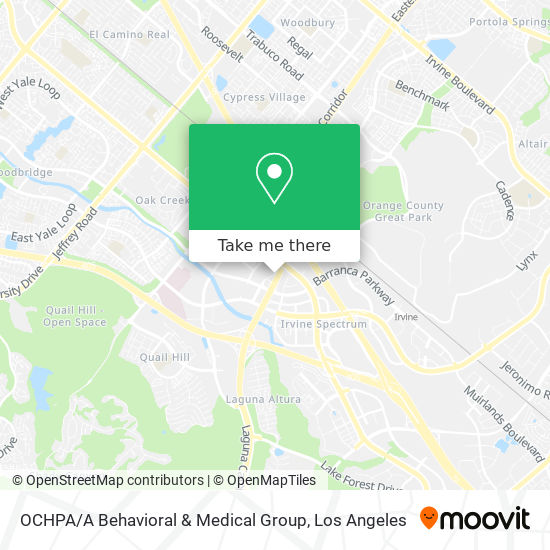 OCHPA / A Behavioral & Medical Group map