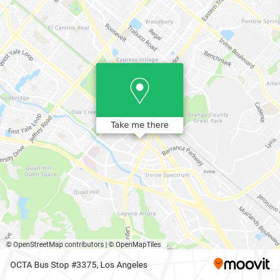 OCTA Bus Stop #3375 map