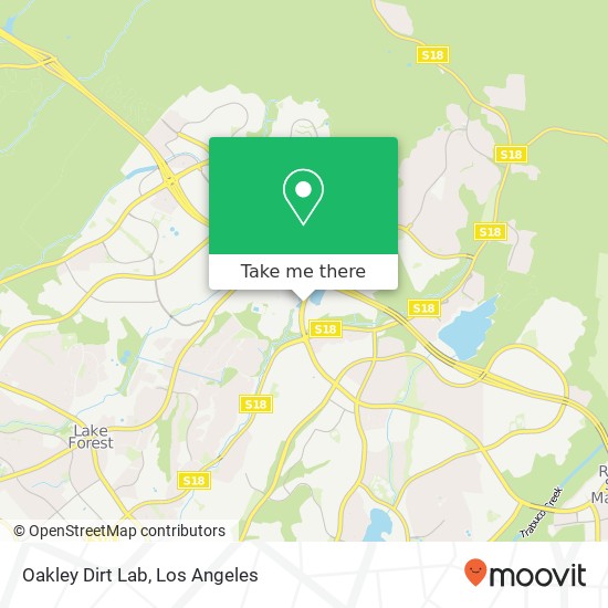Mapa de Oakley Dirt Lab