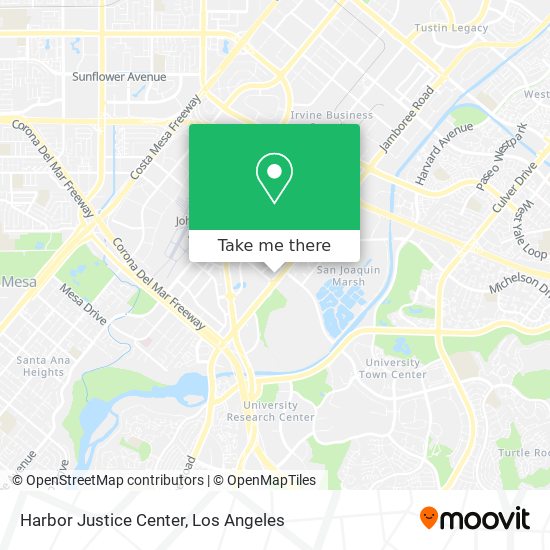 Harbor Justice Center map