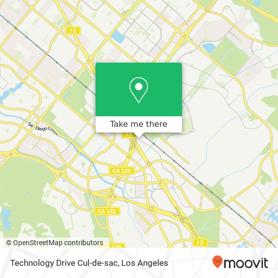 Technology Drive Cul-de-sac map