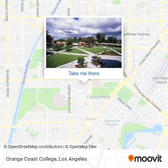 Mapa de Orange Coast College