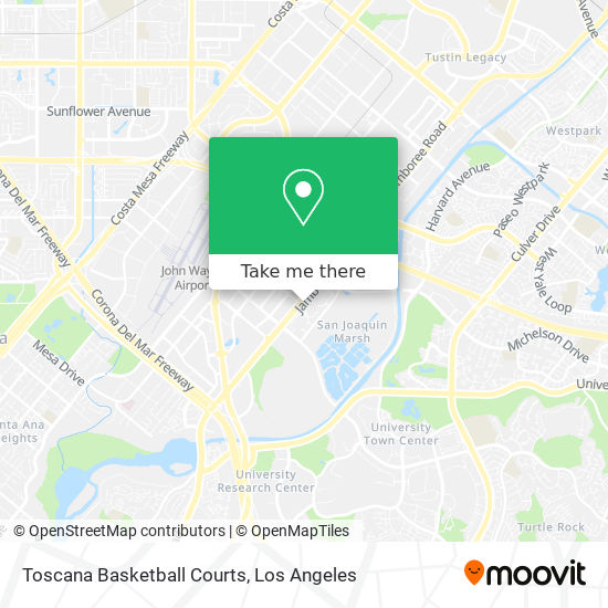 Mapa de Toscana Basketball Courts