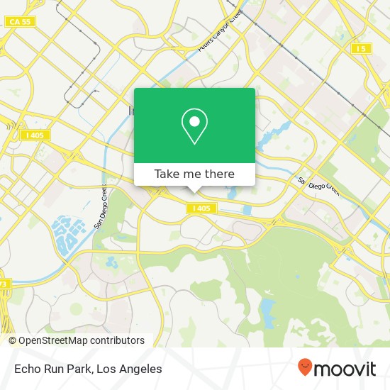 Mapa de Echo Run Park
