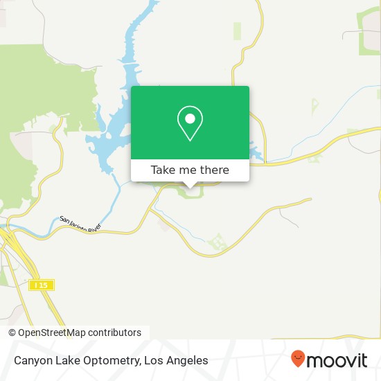 Mapa de Canyon Lake Optometry