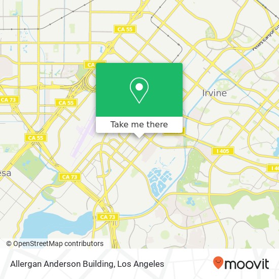 Allergan Anderson Building map