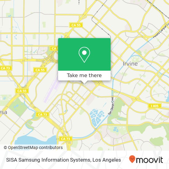 Mapa de SISA Samsung Information Systems