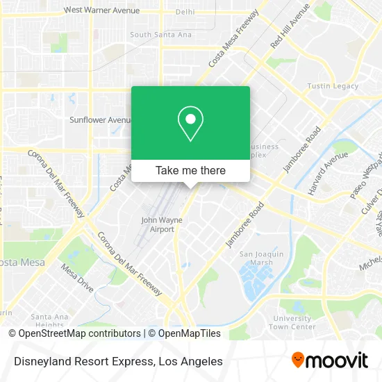Disneyland Resort Express map