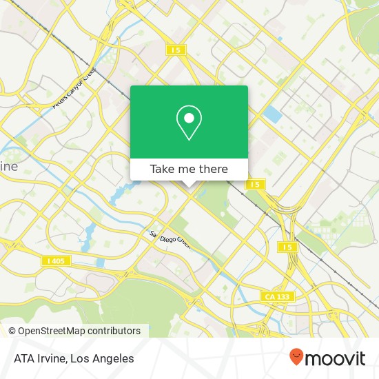 Mapa de ATA Irvine