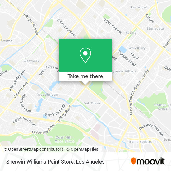 Mapa de Sherwin-Williams Paint Store