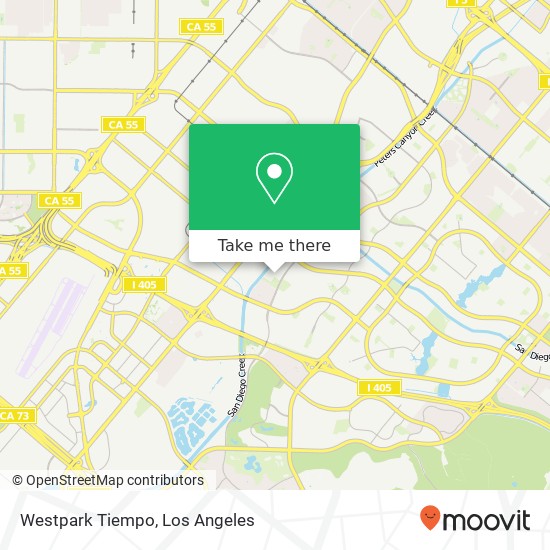 Westpark Tiempo map