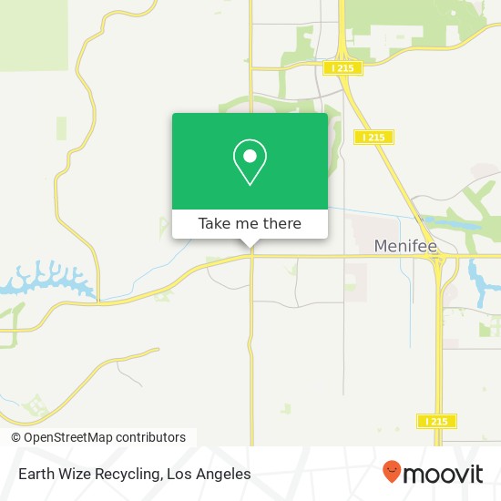 Earth Wize Recycling map