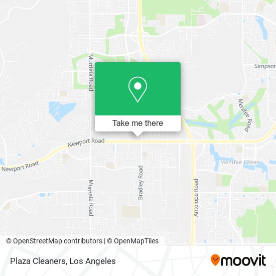 Plaza Cleaners map