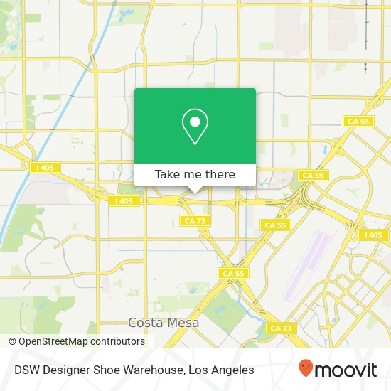 DSW Designer Shoe Warehouse map