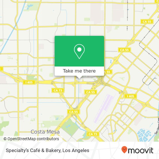 Mapa de Specialty’s Café & Bakery