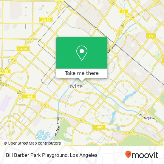 Mapa de Bill Barber Park Playground