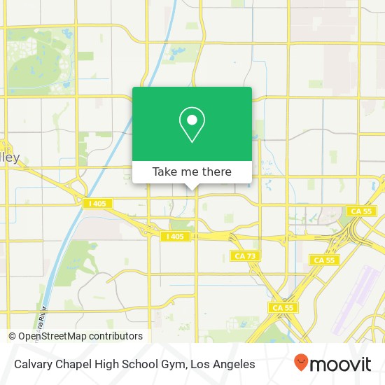 Calvary Chapel High School Gym map