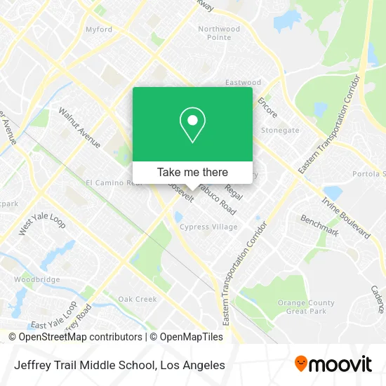 Jeffrey Trail Middle School map