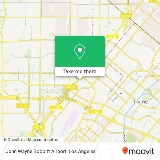 Mapa de John Wayne Bobbitt Airport