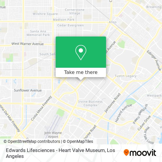 Edwards Lifesciences - Heart Valve Museum map