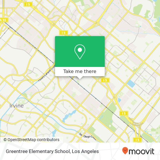 Mapa de Greentree Elementary School