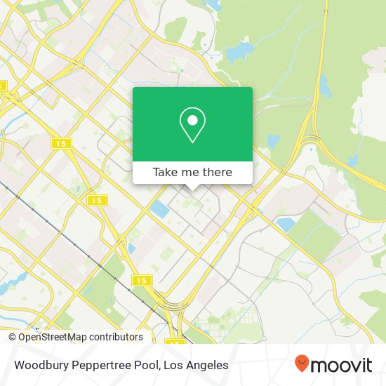 Mapa de Woodbury Peppertree Pool