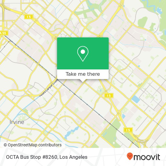 OCTA Bus Stop #8260 map