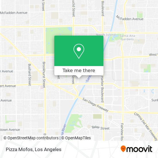 Mapa de Pizza Mofos