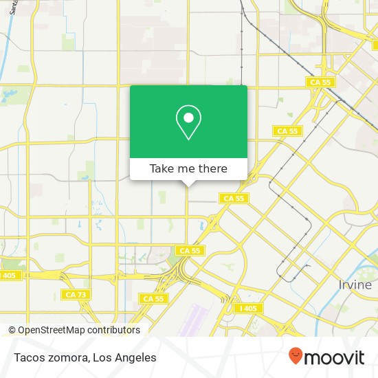 Tacos zomora map