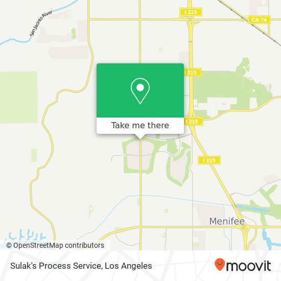 Sulak's Process Service map
