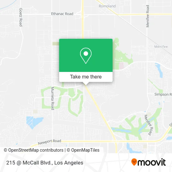 215 @ McCall Blvd. map