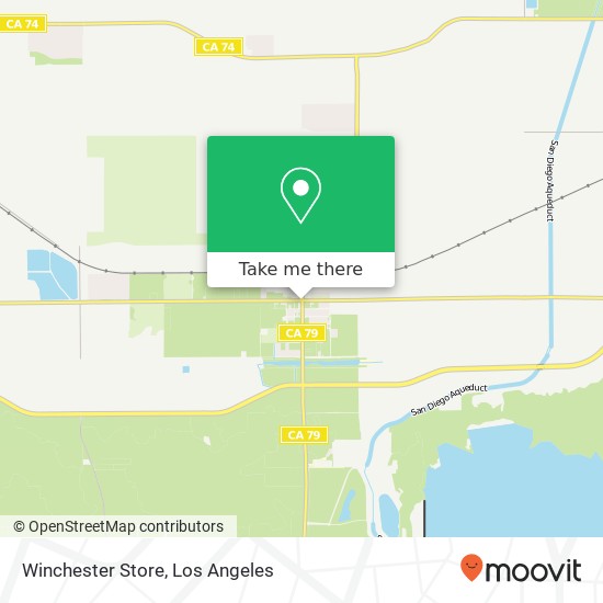 Winchester Store map