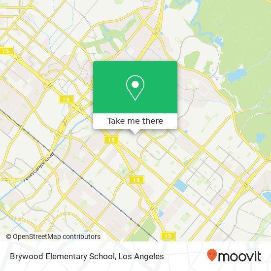 Brywood Elementary School map