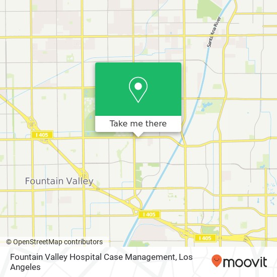 Mapa de Fountain Valley Hospital Case Management