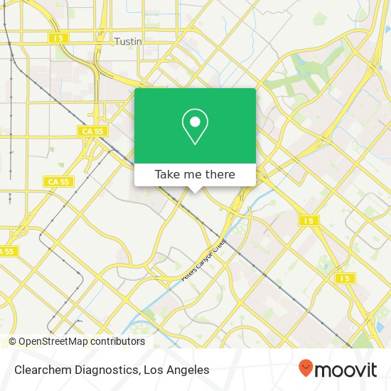 Mapa de Clearchem Diagnostics