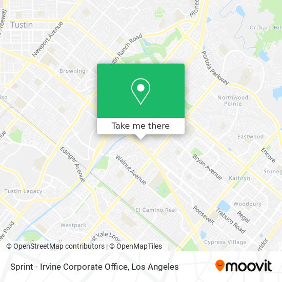 Mapa de Sprint - Irvine Corporate Office