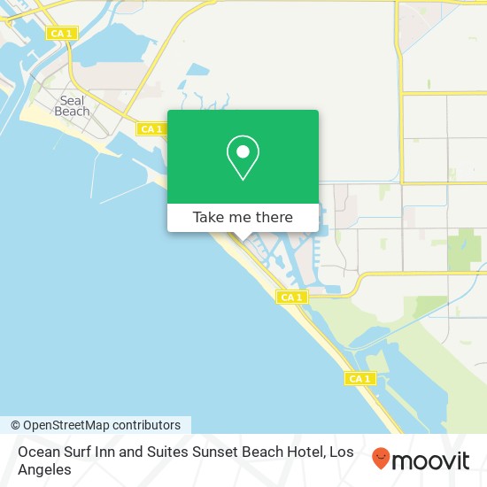 Ocean Surf Inn and Suites Sunset Beach Hotel map