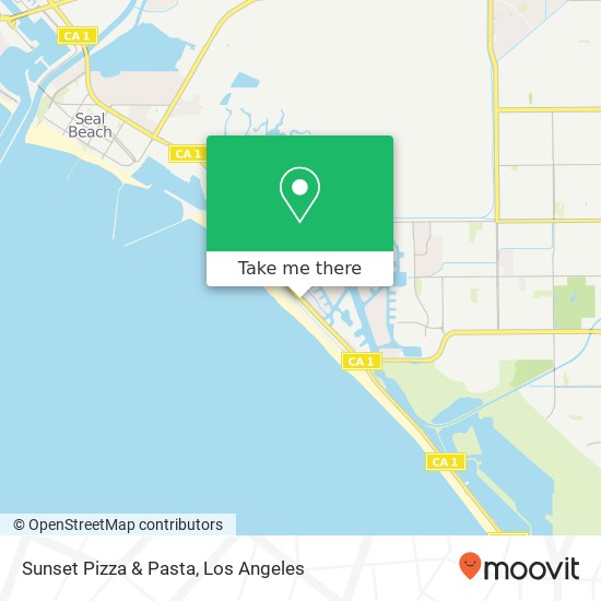Sunset Pizza & Pasta map