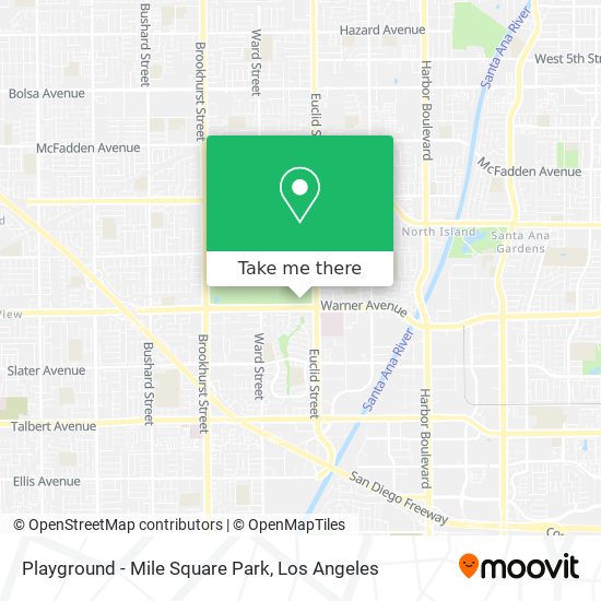 Playground - Mile Square Park map