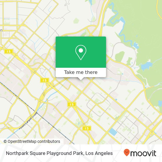 Northpark Square Playground Park map