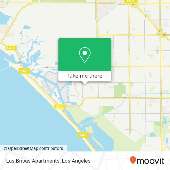 Las Brisas Apartments map