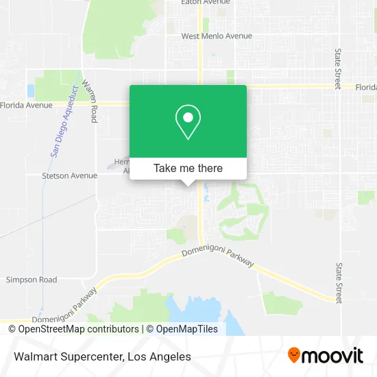 Walmart Supercenter map