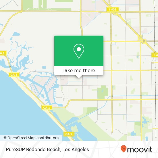 Mapa de PureSUP Redondo Beach